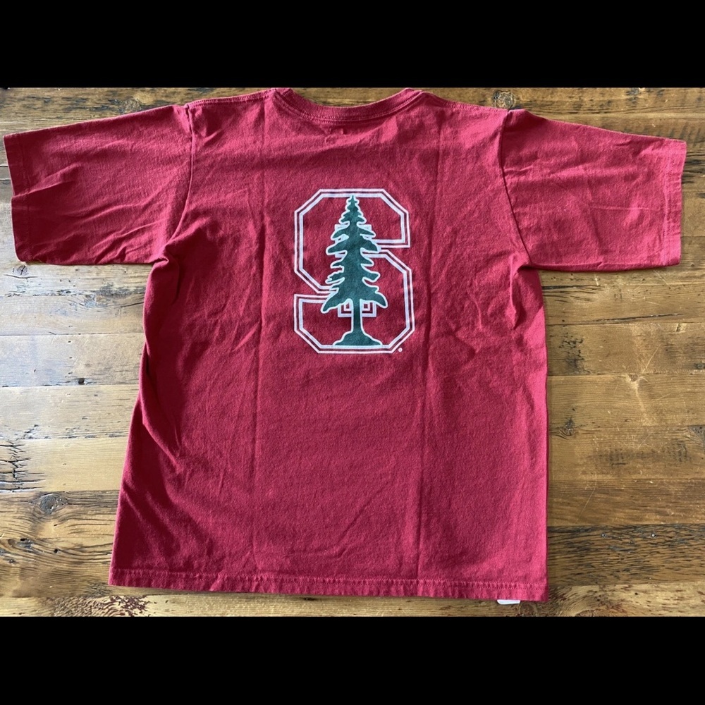 Jansport Stanford Red Tee with 'Fear the Tree' Graphic